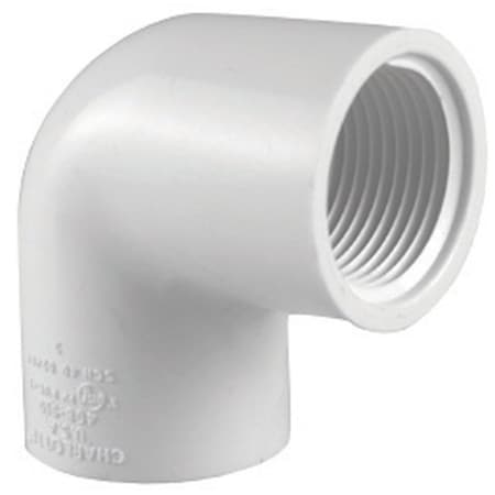 Charlotte Pipe And Foundry Charlotte Pipe Schedule 40 1 in. FPT X 1 in. D FPT PVC Elbow 1 pk PVC 02302 1000